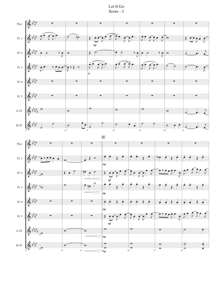 Let It Go For Flute Choir Page 2