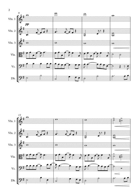 Let It Go From Disneys Frozen String Orchestra Quartet Quintet Sextet Page 2