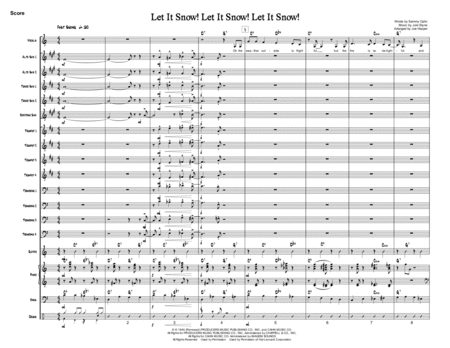 Let It Snow Let It Snow Let It Snow Vocal With Jazz Ensemble Page 2