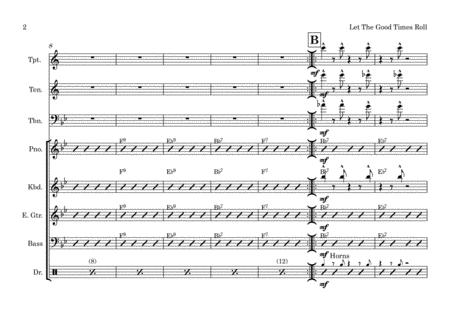 Let The Good Times Roll Vocal With Small Band 3 Horns Key Of Bb Page 2