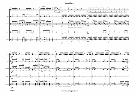 Level Two Drumline Feature Page 2