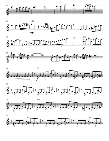 Libertango Arranged For Violin Guitar With Tab And Bass Page 2