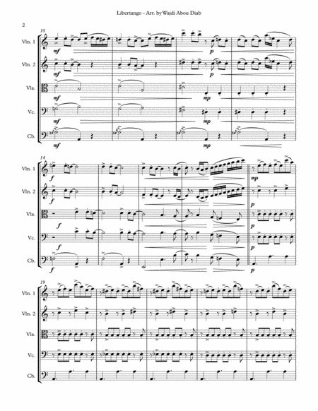 Libertango Strings Orchestra Page 2