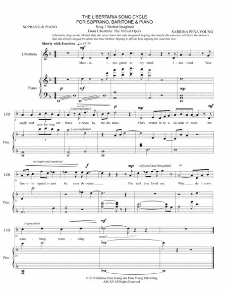 Libertaria Song Cycle For Soprano Baritone And Piano Page 2