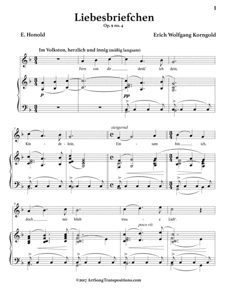 Liebesbriefchen Op 9 No 4 F Major Page 2