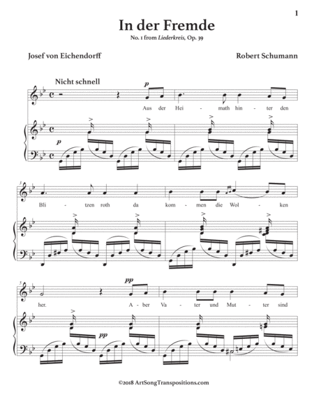 Liederkreis Op 39 High Key No 1 Page 2