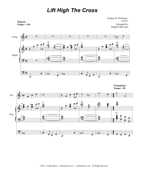 Lift High The Cross Duet For Bb Trumpet French Horn Page 2