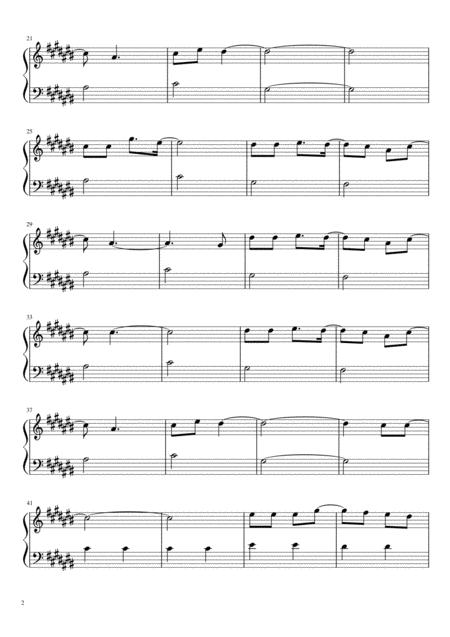 Like An Avalanche Easy Piano Solo Page 2