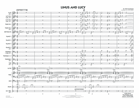 Linus And Lucy Arr John Berry Conductor Score Full Score Page 2