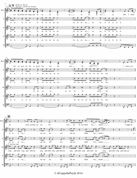 Lips Are Movin A Cappella Satb Page 2