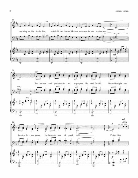 Listen Listen Satb With Piano Accompaniment Page 2