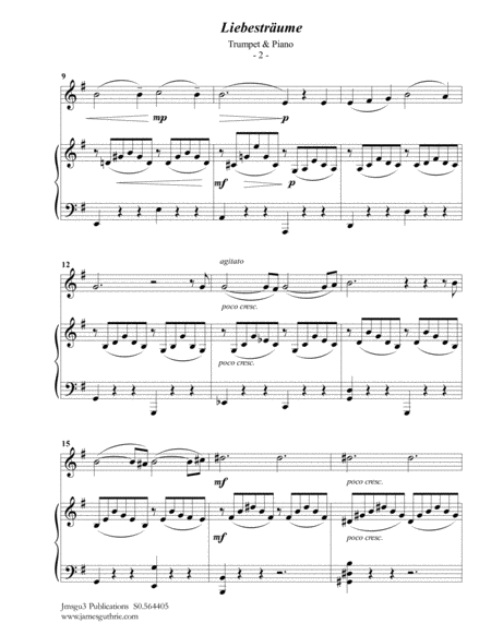 Liszt Liebestraume For Trumpet Piano Page 2