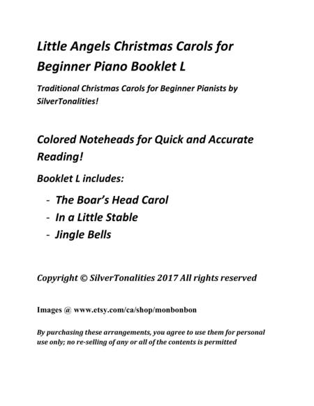Little Angels Christmas Carols For Beginner Piano Booklet L Page 2