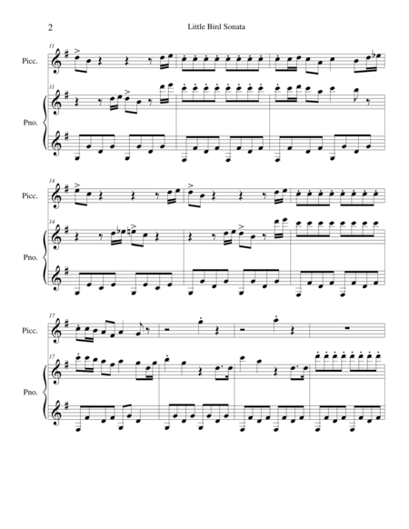 Little Bird Sonata Page 2
