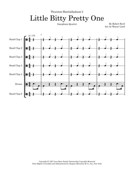 Little Bitty Pretty One Saxophone Quartet Page 2