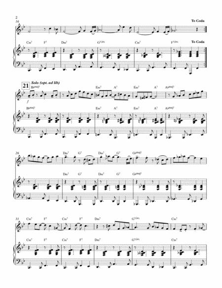 Little Boat O Barquinho For B Flat Soprano Sax Or Clarinet Solo With Piano Accompaniment Bossanova Page 2