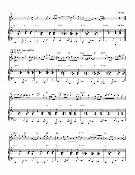 Little Boat O Barquinho For Jazz Flute Solo With Piano Accompaniment Bossanova Page 2
