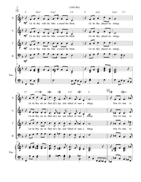 Little Boy Satb Piano Page 2