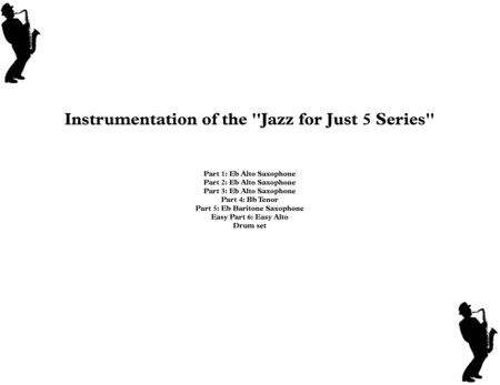 Little Brown Jug For Saxophone Quintet Drum Kit Page 2