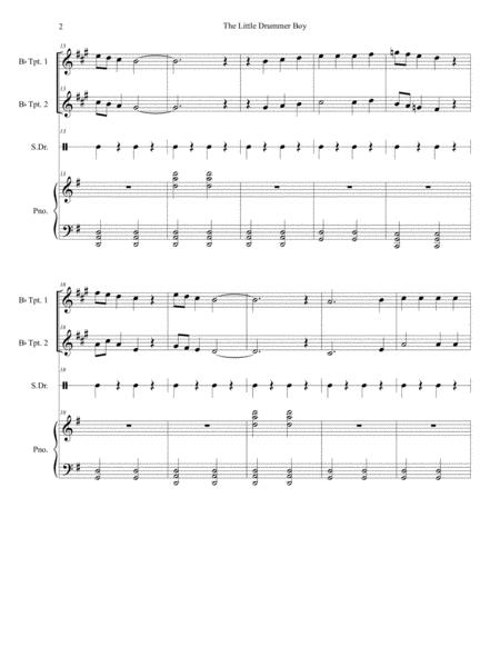 Little Drummer Boy Duet For Bb Trumpet Page 2