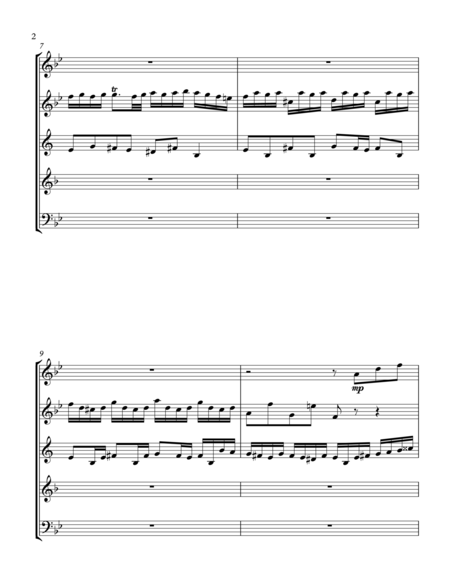Little Fugue In G Minor For Woodwind Quintet Page 2
