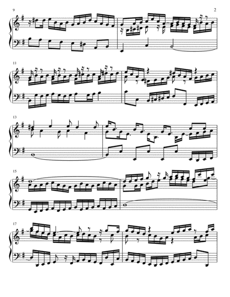 Little G Major Fugue Page 2