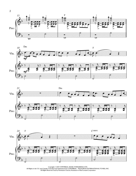 Little Lion Man Piano And Violin Page 2