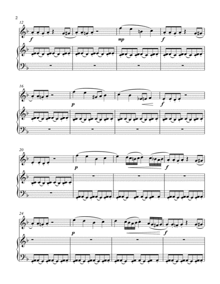 Little Pieces For Clarinet And Piano Page 2