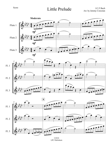 Little Prelude For Three Flutes Page 2