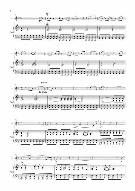 Little Saint Nick For Clarinet In Bb And Piano Page 2