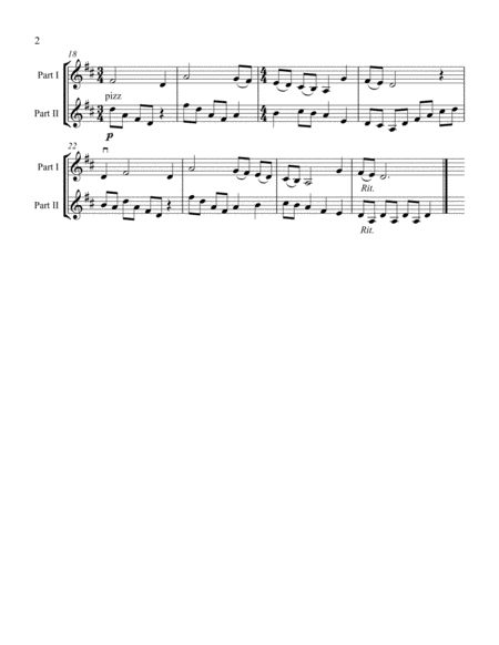 Little Suite For String Duet Page 2