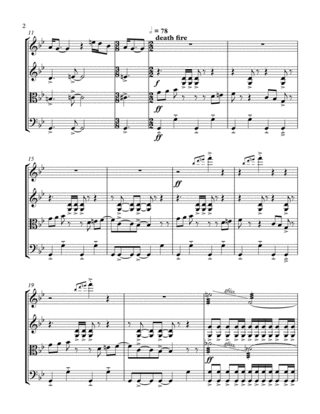 Live And Let Die For String Quartet Page 2