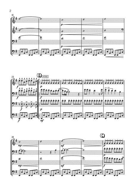 Livin On A Prayer Cello Quartet Page 2