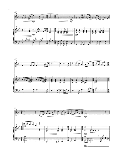 Loch Lomond French Horn Solo And Piano Page 2