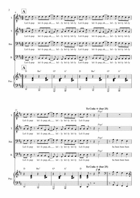 Lollipop Ttbarb Choir And Piano Page 2