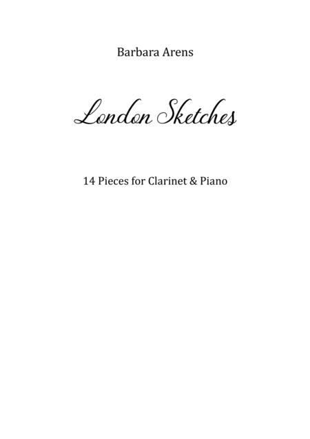 London Sketches 14 Pieces For Clarinet Piano Page 2