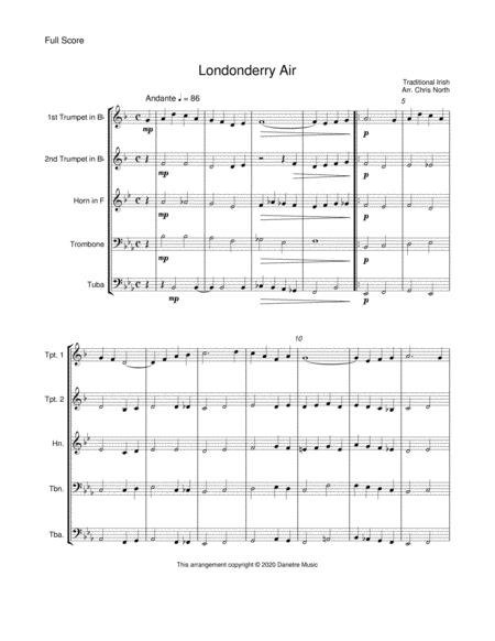 Londonderry Air Brass Quintet Page 2
