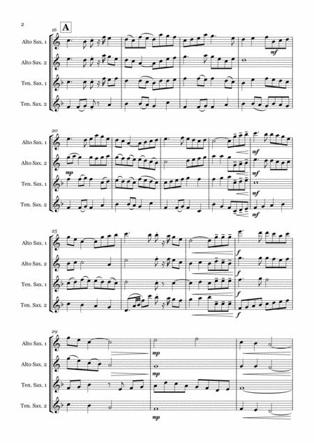 Londonderry Air Danny Boy Saxophone Quartet Aatt Page 2
