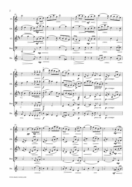 Londonderry Air Wind Quintet Page 2