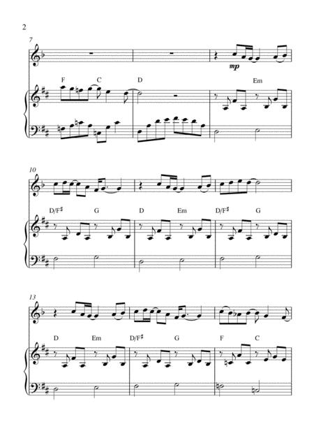 Longer Clarinet In A Solo And Piano Accompaniment Page 2