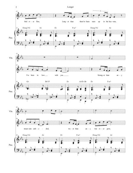 Longer For Unison Choir Page 2