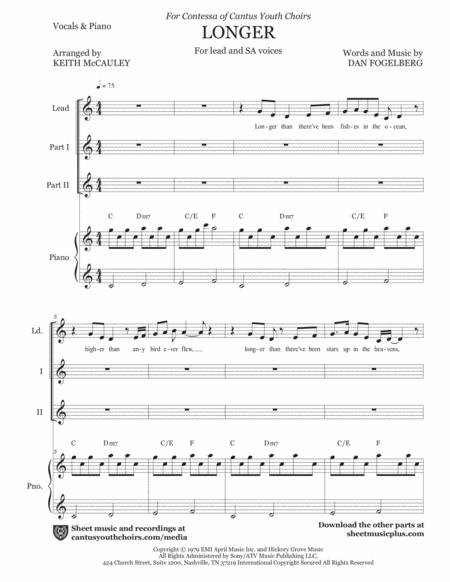 Longer Vocals Piano Page 2