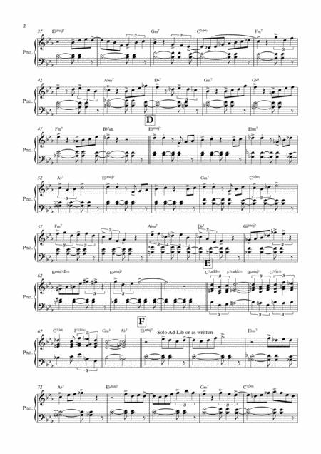 Look To The Sky Bossa Nova Solo Piano Page 2