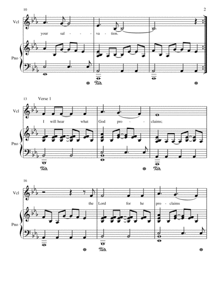 Lord Let Us See Your Kindness Piano Vocal Page 2