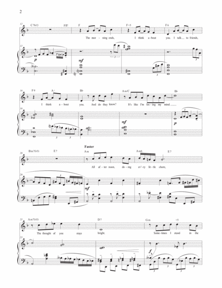 Losing My Mind Piano Vocal F Page 2