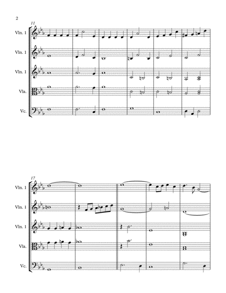 Love Is A Many Splendored Thing String Quartet Page 2