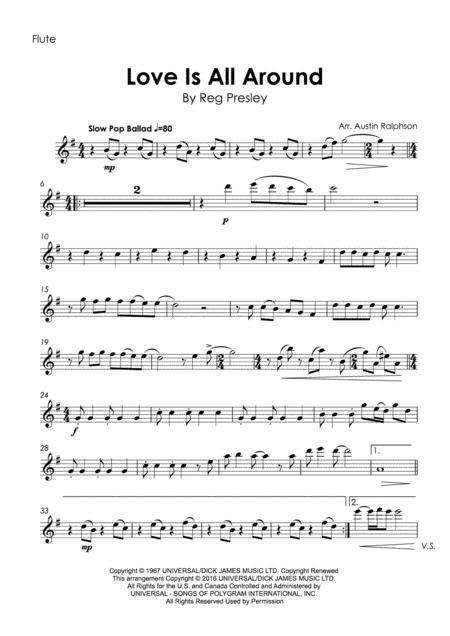 Love Is All Around Wind Quintet Page 2