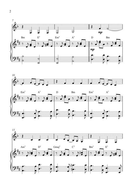 Love Is The Sweetest Thing Clarinet In A Solo And Piano Accompaniment Page 2