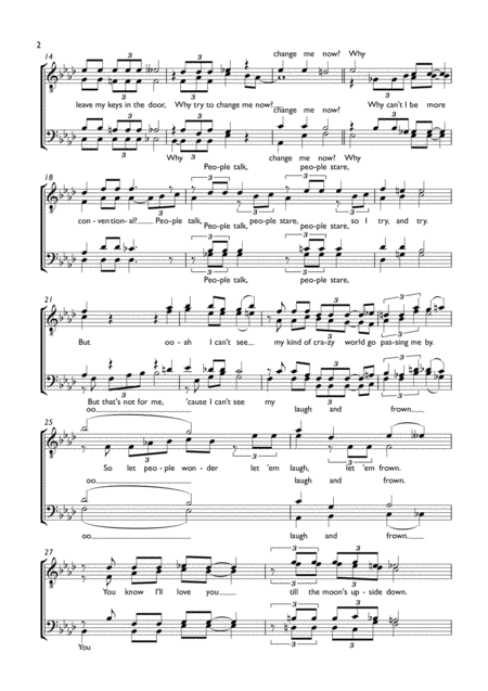 Love Is The Theme Trio Violin Tenor Sax Piano With Score Parts Page 2