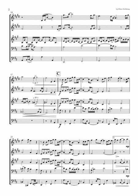 Love Lifts Up Up Where We Belong For Brass Quintet Page 2